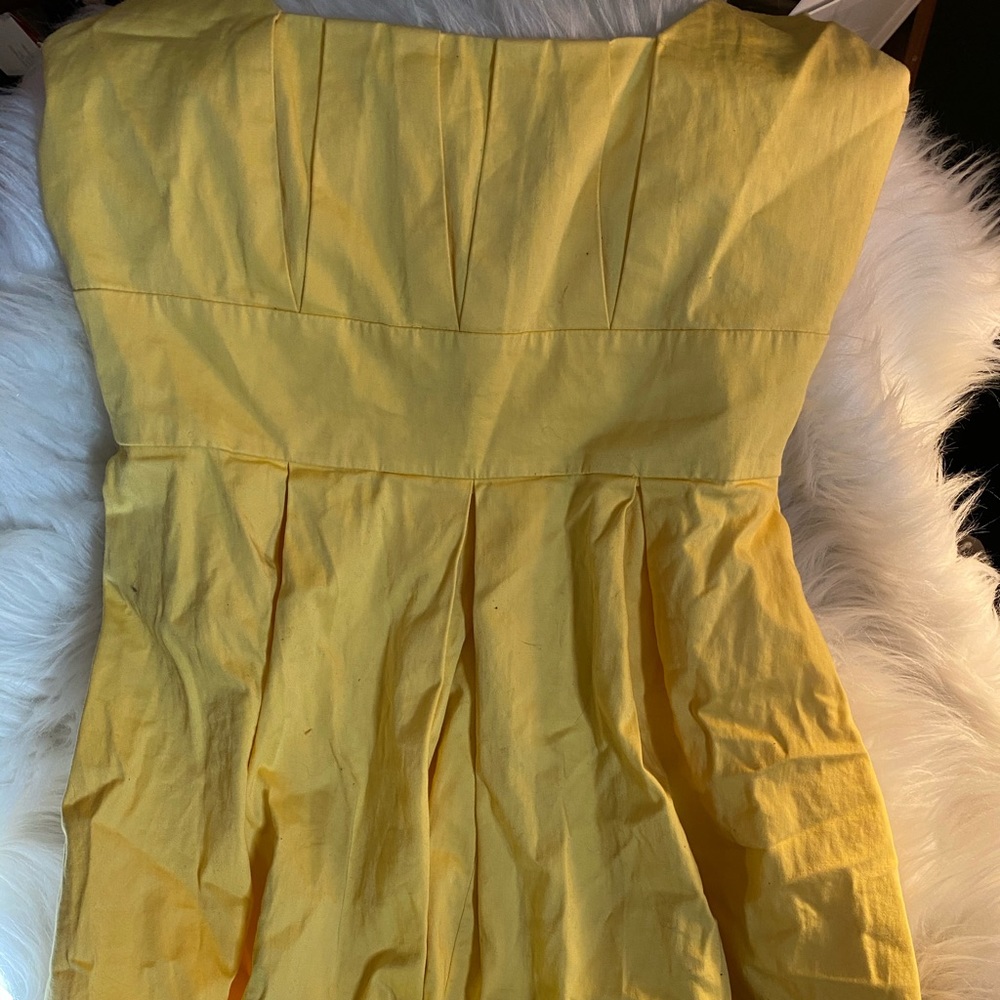 Yellow women’s Calvin Klein dresss